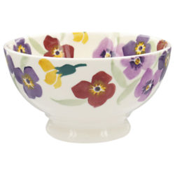 Emma Bridgewater Wallflower Border French Bowl, Multi, Dia.14cm